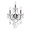 Cwi Lighting Maria Theresa 3 Light Wall Sconce With Chrome Finish 8318W12C-3 (Clear) - alternate 1
